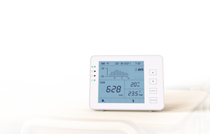 Medidor de <span class=keywords><strong>CO2</strong></span> inalámbrico inteligente Monitor de dióxido de carbono inalámbrico interior con <span class=keywords><strong>sensor</strong></span> NDIR, temperatura humedad y medidor de <span class=keywords><strong>CO2</strong></span> WIFI - Product Image 2