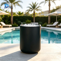 Baignoire de plongeon à froid en acier inoxydable de qualité supérieure avec système de refroidissement d'eau, bain de glace métallique isolé pour la récupération des athlètes et le spa