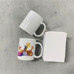 <b>Mugs</b> Professional Grade Stoneware Diy Blanks Sublimation Coated 11Oz White Ceramic With Cardboard <b>Box</b> - Product Image 3