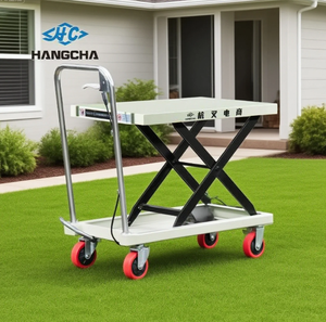 <span class=keywords><strong>Table</strong></span> élévatrice à ciseaux approuvée CE Hangcha 500kg petit chariot hydraulique électrique de 900mm pour l'entreposage de détail - Product Image 2