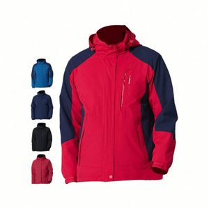 Veste d'extérieur coupe-vent et imperméable pour homme, 100% polyester, avec poche zippée - Product Image 5