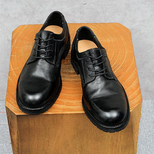 Nouvelles Chaussures Homme en Cuir Véritable Style Britannique à Lacets, Imperméables, Antidérapantes et Légères pour l'Automne – Idéales pour Tenues Décontractées et Formelles - Product Image 1