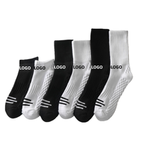 Chaussettes de sport personnalisées Elite, respirantes, en coton, avec semelle en tissu éponge, pour la course à pied, le basketball, chaussettes mi-mollet