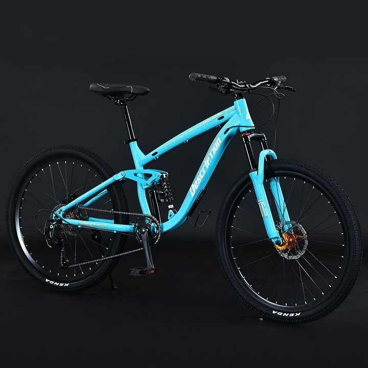 thumbnail image 2 of PRIJESSE 26"" Foldable Mountain Bike, 24-Speed, Dual Suspension, Double Disc Brake, Anti-Slip, Unisex 2 of 9