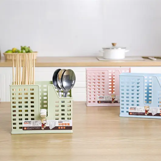 Eco-friendly Kitchenware Spoon Chopsticks Storage Box Rack Draining Holder