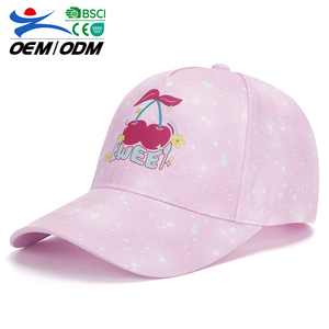 หมวกเบสบอล 5 แผง สีชมพู แบบ OEM ODM สั่งทำได้ แฟชั่น ป้องกันแสงแดด เหมาะสำหรับเด็ก ผู้ชาย ผู้หญิง ใช้ได้ทั้งกลางแจ้ง ชายหาด กีฬา และสวมใส่สบายๆ - Product Image 1