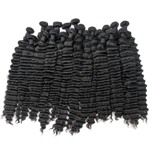Extensions de <span class=keywords><strong>cheveux</strong></span> vierges de haute qualité, ondulations profondes, boucles bien définies, maintien de la forme longue durée, essentielles pour un usage quotidien - Product Image 1