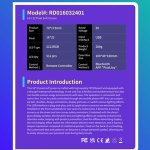<b>LED</b> Matrix Programmable <b>Sign</b> Bar Cafe Wireless App Control DIY Digital Poster Full Color <b>LED</b> Screen OEM Indoor Open - Product Image 6