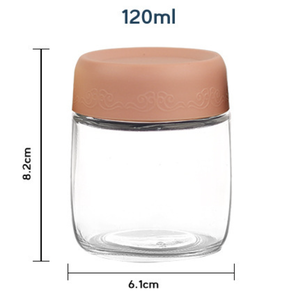 Pot en verre rond transparent de 60 ml avec couvercle à vis pour confiture ou <span class=keywords><strong>caviar</strong></span> - Product Image 6
