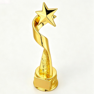 Nuovo Trofeo in Resina Artigianale a Forma di Stella a Cinque Punte per Competizioni di Canto, Danza, Discorso e Calligrafia - Product Image 4