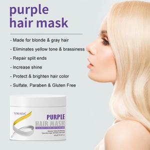 <span class=keywords><strong>Maschera</strong></span> per <span class=keywords><strong>Capelli</strong></span> alla Cheratina Viola per <span class=keywords><strong>Capelli</strong></span> Biondi, Platino, Argento, Grigio, Cenere o <span class=keywords><strong>Castani</strong></span>, Secchi e Danneggiati, con Riflessi Giallo-Verdi - Product Image 3