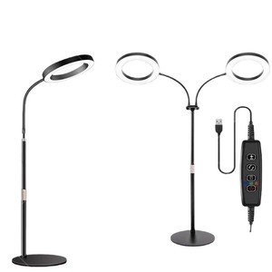Lampada LED Telescopica a Anello per Piante da Interno, Luce di Crescita a Spettro Completo per Piante Grasse, IP54, in Lega di Alluminio - Product Image 1