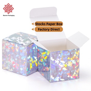 Caja Cuadrada de Cartulina Blanca, Cajas Pequeñas de Papel para Dulces, Mini Cajas Hechas a Mano para Aromaterapia, Cajas de Embalaje con Cierre a Presión en la Parte Inferior, Reciclables - Product Image 4