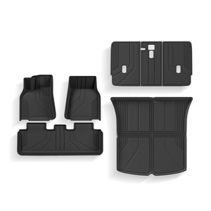 Tapis de sol de luxe pour <span class=keywords><strong>Tesla</strong></span> Model Y, type semi-fermé, en TPE, sans <span class=keywords><strong>logo</strong></span> imprimé, <span class=keywords><strong>origine</strong></span> Guangzhou, livraison directe - Product Image 5