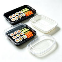 Boîte blister en PET personnalisable avec couvercle pour le stockage alimentaire, emballage en plastique de qualité alimentaire, épaisseur personnalisée, logo