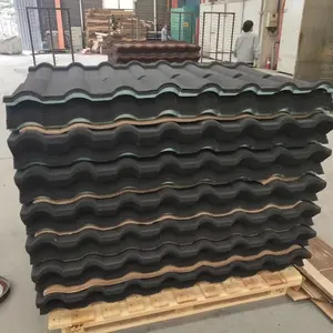 Chinese products building roofing material stone coated metal roof tiles