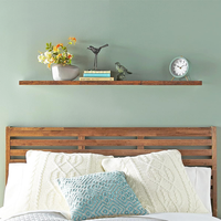 Lot de 3 étagères murales flottantes en bois personnalisées pour rangement mural – Vente en gros