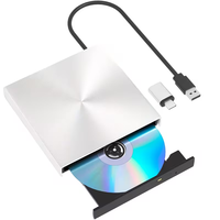 Unidad Óptica Externa USB 3.0 Ultrafina para Laptop, Grabadora de DVD, Lector/Grabador de CD/DVD para Computadora, Venta al Por Mayor