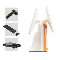 Système POS Windows de haute qualité 15,6 pouces avec écran tactile capacitif Bluetooth/Wi-Fi, processeurs Intel I3/i5/i7 pour utilisation en restaurant