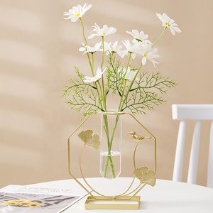 Vase à fleurs minimaliste moderne pour centre de table, support de plante hydroponique pour la <span class=keywords><strong>d</strong></span>écoration de la maison et du bureau - Product Image 4