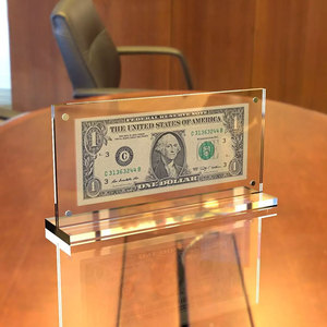 Nhà máy tùy chỉnh <span class=keywords><strong>Acrylic</strong></span> đô la hóa đơn hiển thị khung tiền tệ giấy tiền chủ hiển thị trường hợp - Product Image 5
