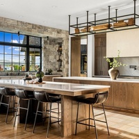 Ensembles complets de meubles de cuisine en bois massif sur mesure avec design gratuit