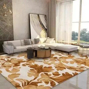 En moda ev baskılı zemin halıları özel lüks halı oturma odası