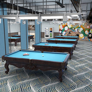Tapis silencieux professionnel pour salle de billard, qualité tournoi, logo personnalisable, pour lieux commerciaux, mélange de laine durable, tissé à la machine - Product Image 4