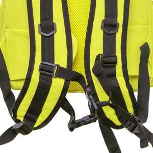 Sac à dos de travail extérieur jaune Oxford pour femmes, sac à dos RPET, cyclisme, sécurité, sac à dos haute visibilité, sac à dos d'étudiant, sac à dos pour ordinateur portable - Product Image 5