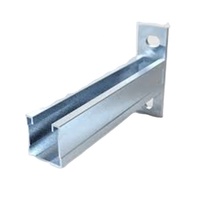 Support mural robuste HDG avec bras cantilever pour système de support de chemin de câbles