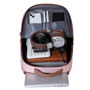 Hot Sale Fashion Geometric Large Capacity Waterproof Expandable Unisex <b>Laptop</b> <b>Backpack</b> USB Zipper Oxford Physiological Curve - Product Image 5