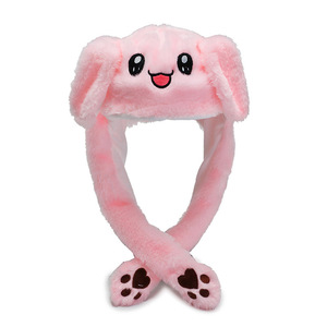 Cute Pink Unicorn Ear Hat With Rainbow Horn And Stars For Party Wear - Product Image 2