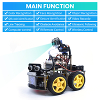 Kit de caméra intelligente Raspberry Pi pour voiture, kit Raspberry Pi 4 sans Raspberry Pi