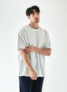 High Quality Casual <b>Plain</b> Men's Oversize T-shirts Comfortable Classic Cotton Mens <b>Tshirts</b> Lightweight <b>White</b> T Shirt For Men - Product Image 4