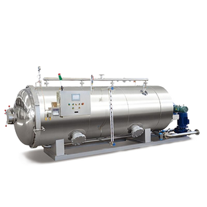 เครื่องนึ่งแบบหมุนสำหรับซอสชีสที่มีความหนืดสูง พร้อมระบบกวนผสมอย่างสม่ำเสมอ ป้องกันการไหม้เกรียม สำหรับสายการผลิตนม - Product Image 1