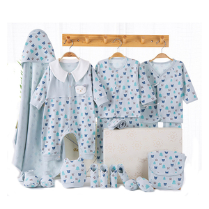 Conjunto de Ropa de Bebé de Algodón para Recién Nacido, Otoño 2021, Regalo para Bebé, Caja de Regalo con 18 Artículos - Product Image 1