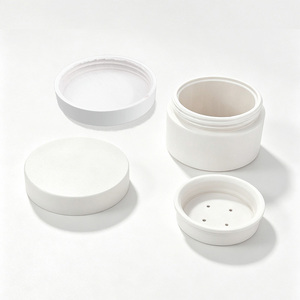 <span class=keywords><strong>Pot</strong></span> à poudre libre en <span class=keywords><strong>bambou</strong></span> blanc, portable, avec tamis, pour le voyage et le stockage d'échantillons cosmétiques - Product Image 5