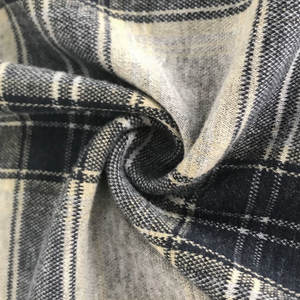 Style classique écossais à carreaux rayonne Polyester TR Spandex Stretch tricot Jacquard Roma tissu pour écharpe - Product Image 4