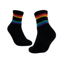 Chaussettes de sport athlétiques en coton respirant à rayures colorées, élastiques et rembourrées, pour jeunes sportifs, vente en gros, personnalisables OEM
