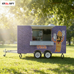 Tailor DOT CE Certified Fully Equipped For ODM Kitchen Ice Cream Hamburger Fast Food Street Concession Trailer - Product Image 2