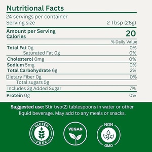Gel de Musgo Irlandés Orgánico Natural de Marca Privada OEM/ODM, Vitaminas, Suplementos Herbales, Gel de Musgo Marino con Sabor - Product Image 2