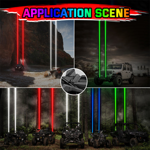 Commande à distance ou à bascule en aluminium moulé sous pression RGBW Color Laser Lazer LED Whips - Product Image 5