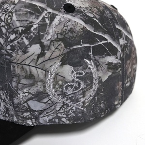 Mũ bóng chày 5 mảnh thêu logo ngụy trang rừng tùy chỉnh, vành cong, dành cho nam, thể thao ngoài trời năm <span class=keywords><strong>2025</strong></span> - Product Image 6