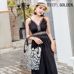 EG15043 27X10X28CM Sac à main femme de haute qualité en gros, design vintage, dentelle florale, sac fourre-tout grand format à poignée supérieure - Product Image 5