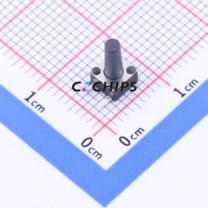 K2-1109DF-L4SW-04 Push Button Switch Through hole Component (THT) Switch Round Plunger 50mA 12V Black - Product Image 1