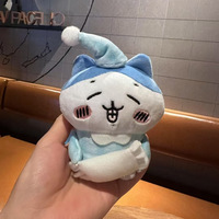 Seri Piyama Gaya Jepang Boneka Usagi Chiikawa Hachiware Gantungan Kunci Tas Lucu Kawaii Plush