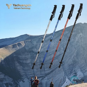 Bâton de trekking en alliage d'aluminium, bâton de trekking en trois sections, bâton de randonnée, canne - Product Image 4