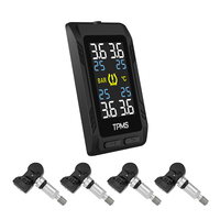 Monitor de Presión de Neumáticos con Alimentación USB/ACC, Pantalla Adhesiva con Sensor Integrado, Categoría de Producto TPMS