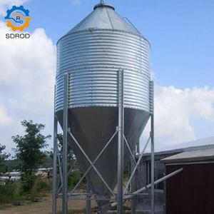 SDROD Silos pour animaux Stockage d'aliments pour animaux Maïs 100 <span class=keywords><strong>tonnes</strong></span> Bin Plastic Pellet Grain Machine - Product Image 4