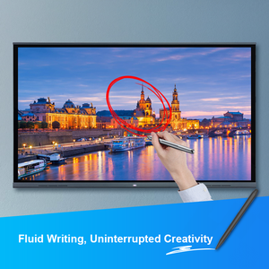 ไวท์บอร์ดอินเทอร์แอคทีฟขนาด 65 นิ้ว ระบบ Android 15/14 และ Windows 10/11 Pro ความละเอียด 4K UHD รองรับการสัมผัสอินฟราเรด 40 จุด พร้อม OPS สำหรับโรงเรียน - Product Image 3